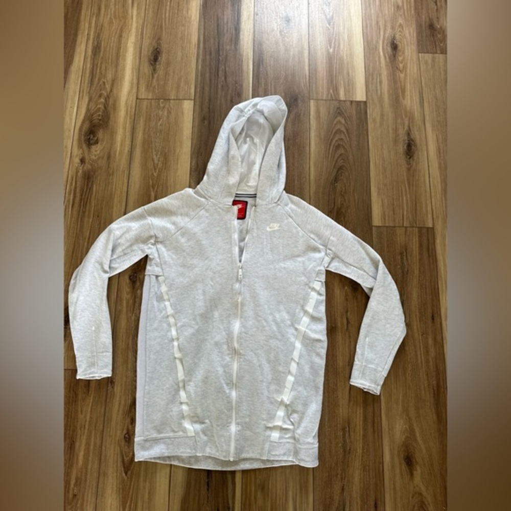 Nike women’s tech fleece mesh cocoon full zip jacket size small